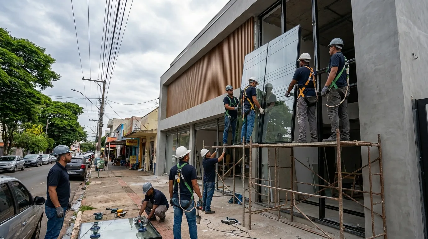 Fachada de Vidro no Imbuí, Salvador‑BA