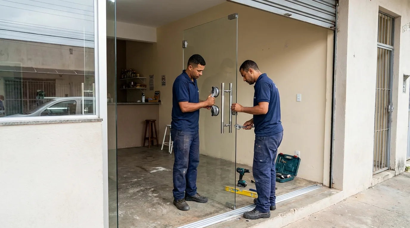 Portas em Vidro no Imbuí, Salvador‑BA